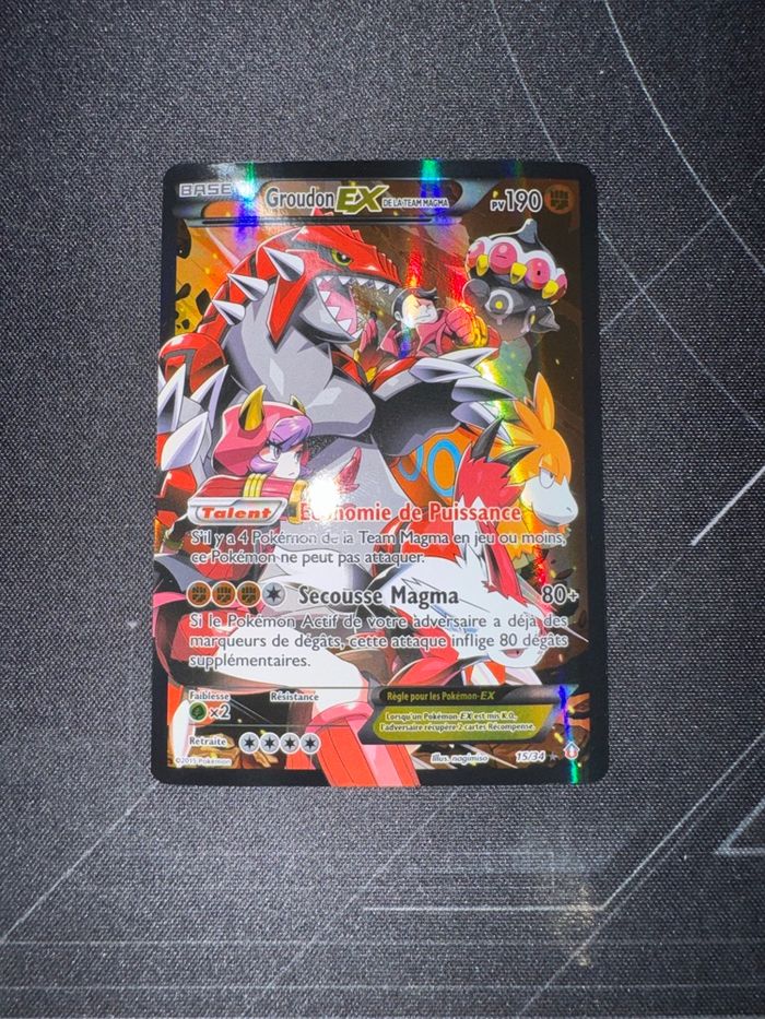 Groudon ex de la team magma