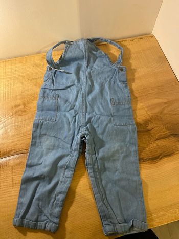 Salopette en denim mixte légère