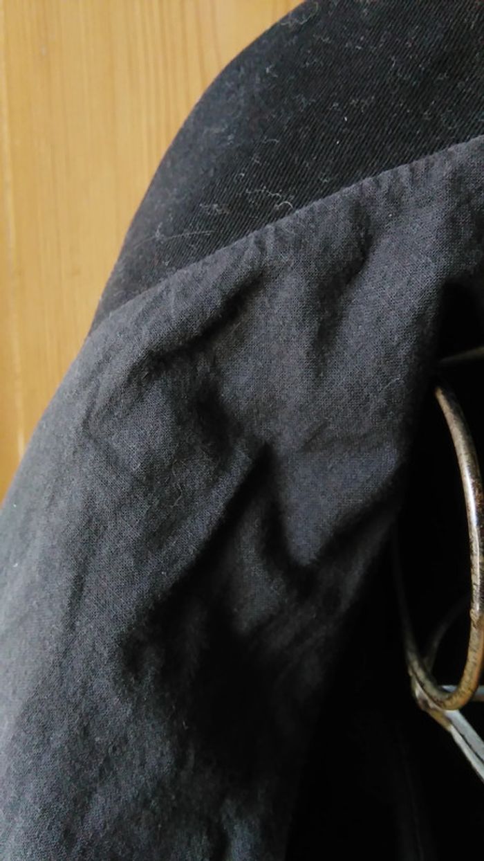 Veste jean noir manche 3/4 Jennyfer - photo numéro 8