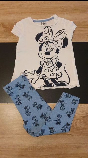 Ensemble tee-shirt, legging et bandeau 98 cm