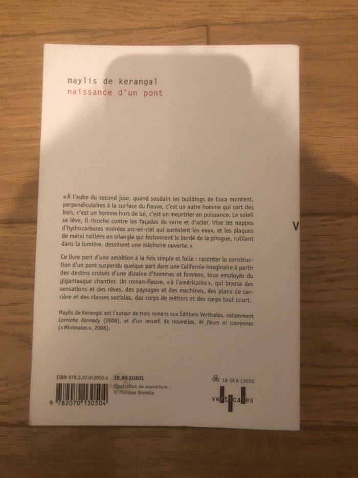 Naissance d’un pont - Maylis de Kerangal - photo numéro 2
