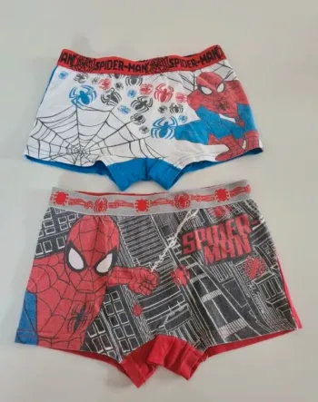 Lot de 2 caleçons 8/10 ans Spiderman