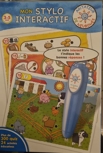 Jeu educatif avec stylo