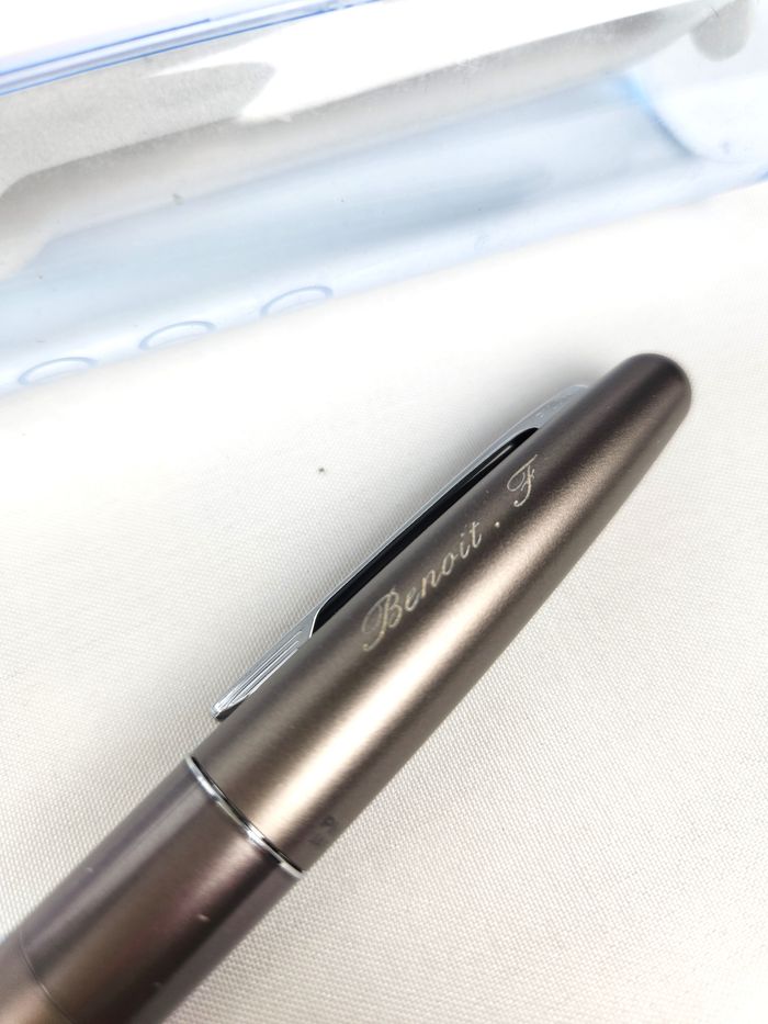 Stylo Bille Pilot Cocoon Édition Marron Glacé avec Étui - photo numéro 3