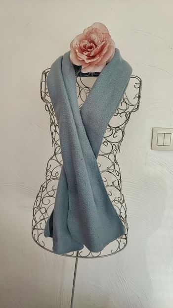 Écharpe polaire bleu