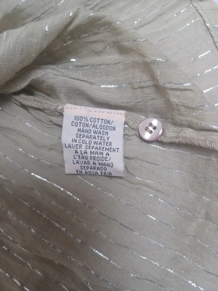 Chemise kaki légère marque coline - photo numéro 7
