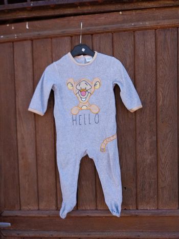 Pyjama 1 pièce 18 mois disney