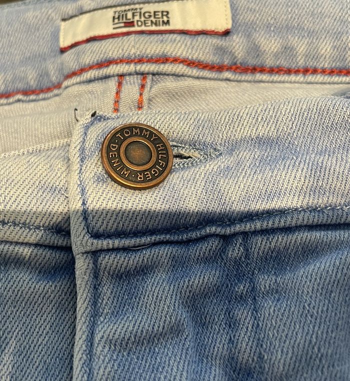 Jean Bleu Stretch Denim Femme Tommy Hilfiger Taille 40/42 - photo numéro 4
