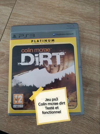 Jeu ps3 Colin mcrae dirt