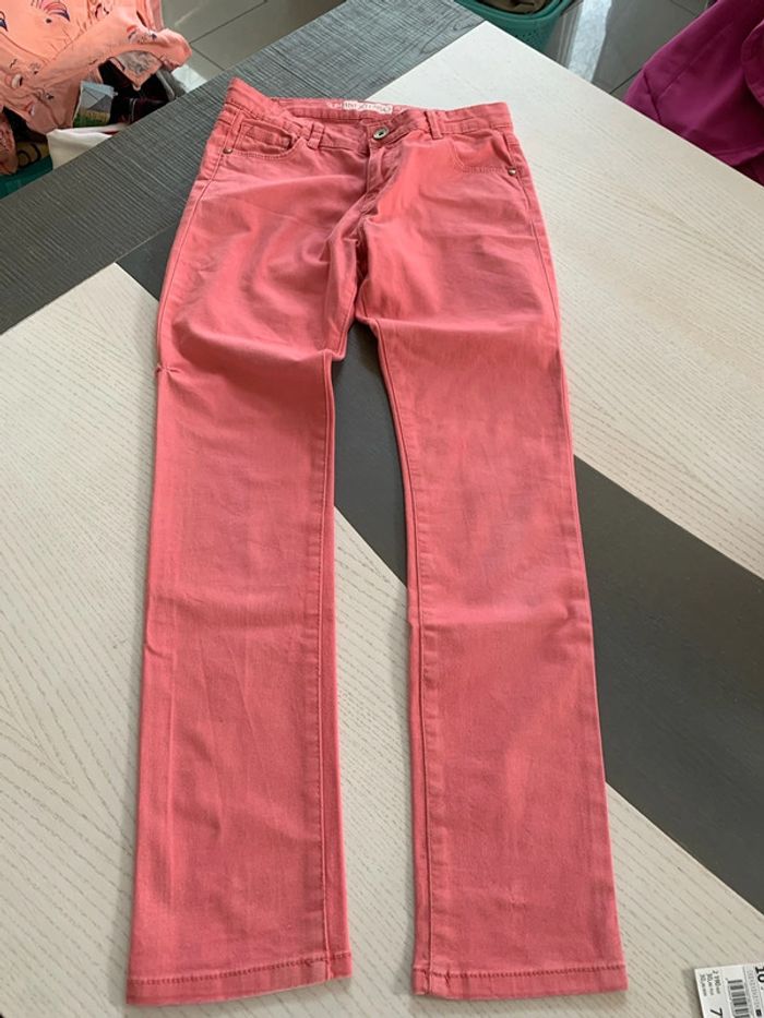Jeans Slim rose 10 ans In Extenso
