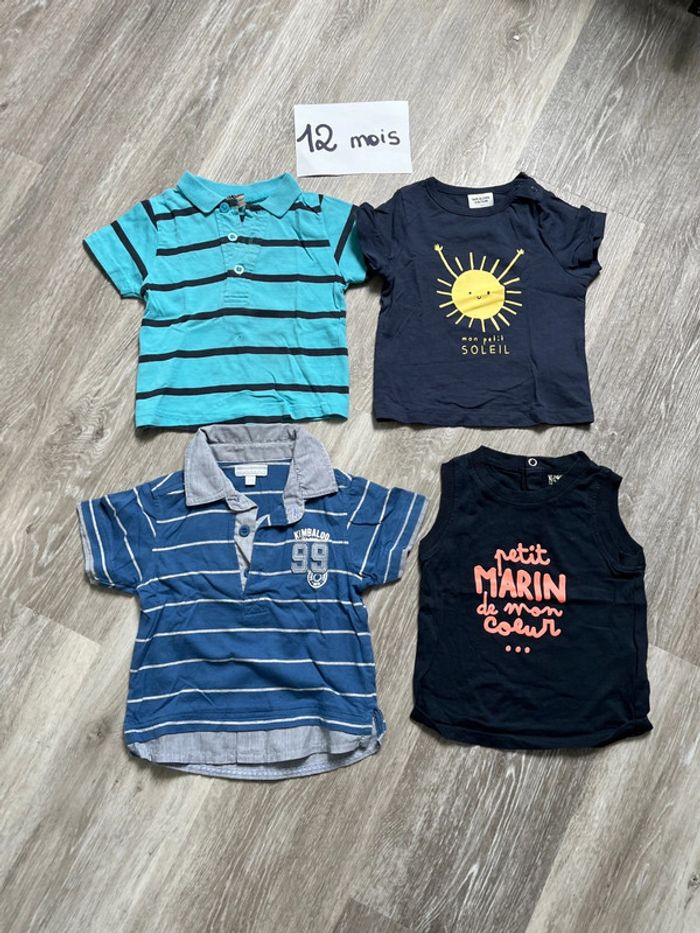 Lot 4 hauts 12 mois