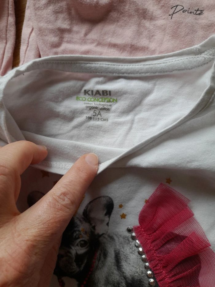 3 t.shirts Kiabi eco conception 5 ans - photo numéro 5