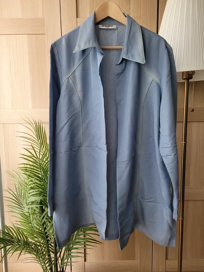 Veste légère bleu clair