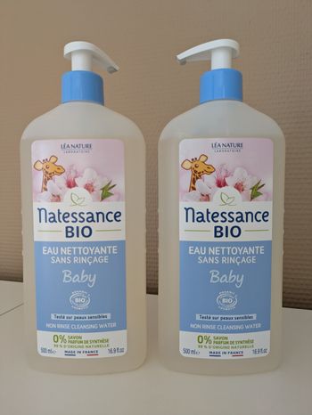 Eau nettoyante x2 Natessance