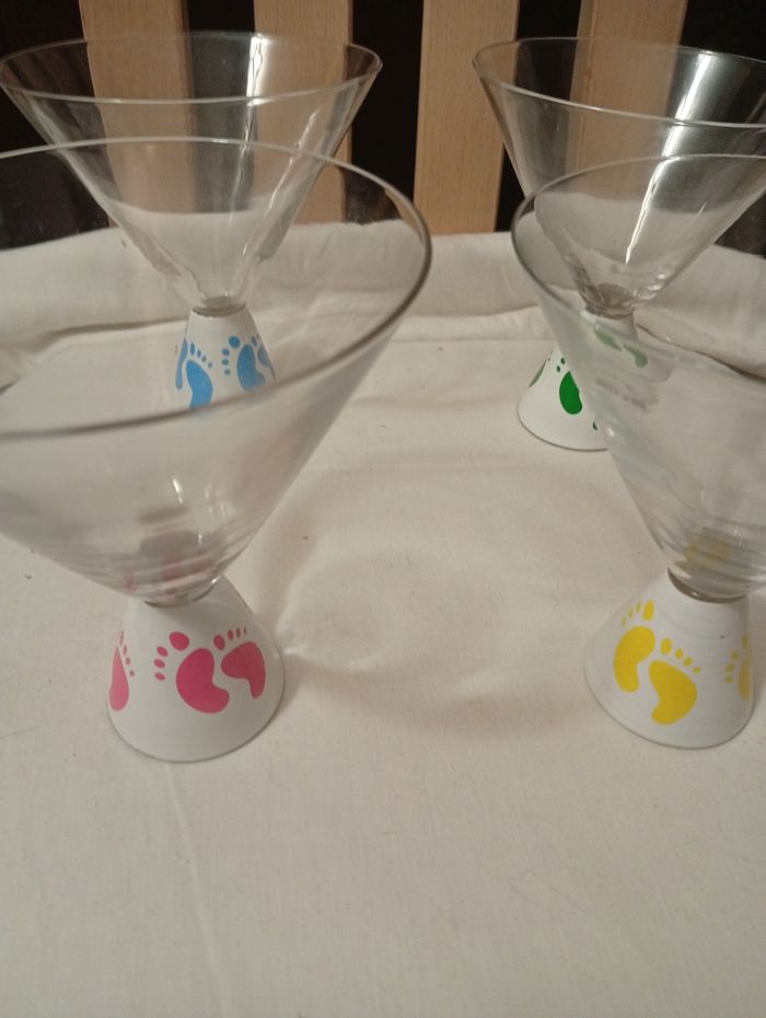 Lot de 4 verres à cocktail