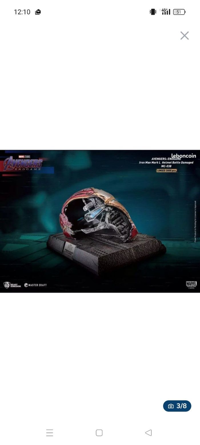 Casque Iron man édition limitée - photo numéro 4
