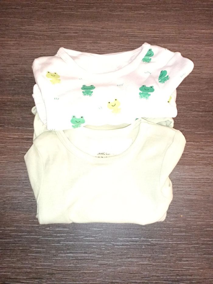 Lot de 2 bodies manches courtes
