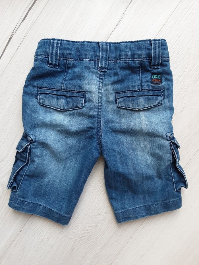 Vêtement bébé garçon short jean 2 ans 24 mois Orchestra - photo numéro 2