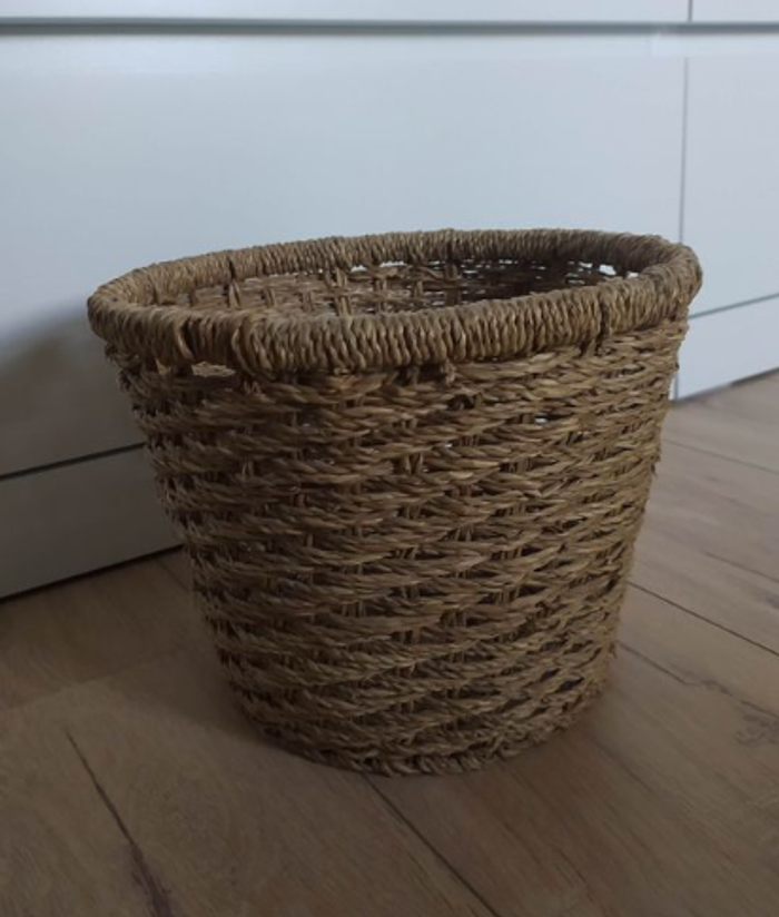 Panier en osier jute beige - photo numéro 2