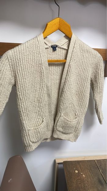 Gilet avec des petites paillettes (usée) 