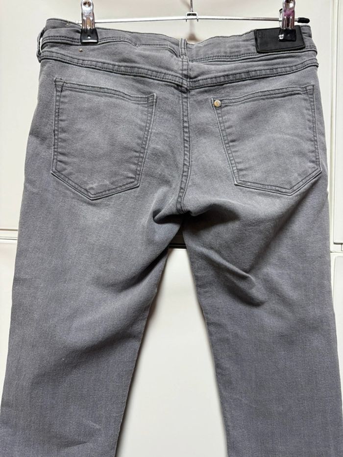 Jeans pantalon skinny gris femme h&m taille 36 - photo numéro 5