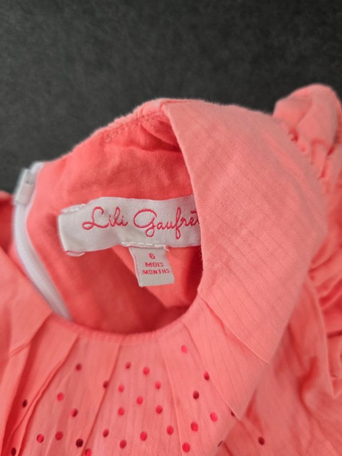 Robe 6 mois Lili gaufrette - photo numéro 2