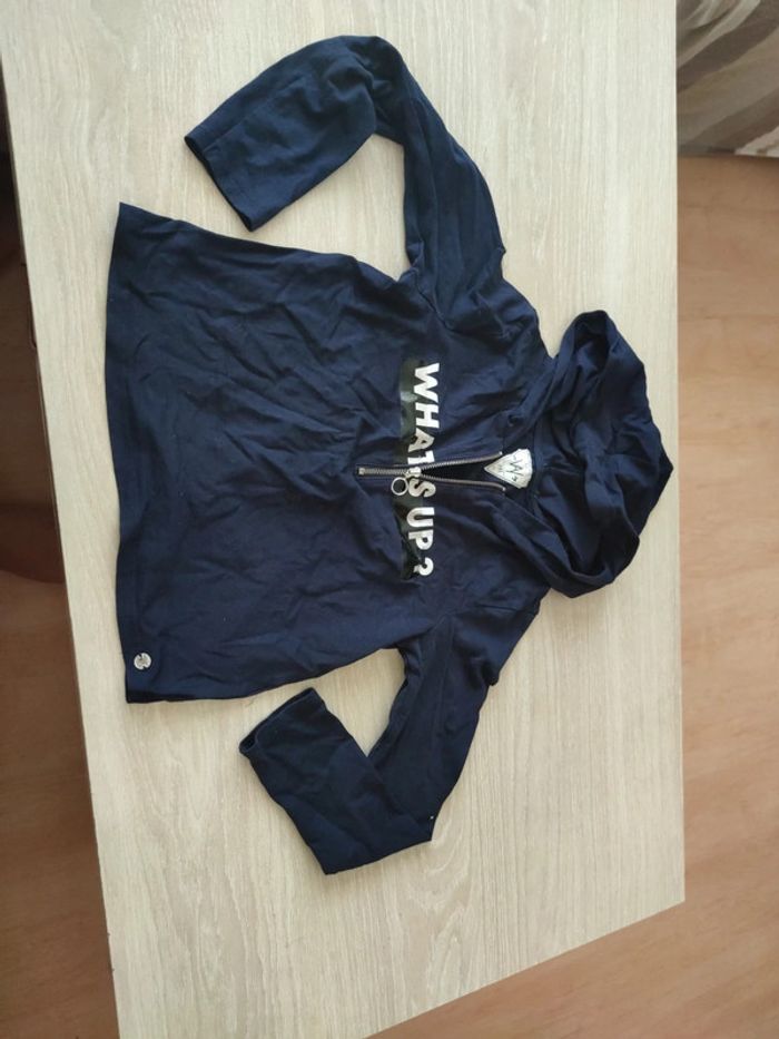 Tee shirt manches longues zippée whats up Ikks