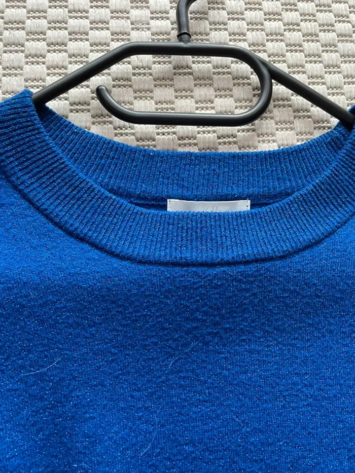 Pull bleu électrique - photo numéro 2