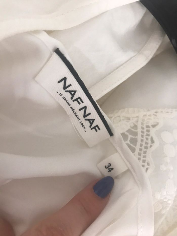 Robe Naf Naf blanche - 34 - photo numéro 3