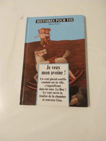 Livre je veux mon avoine