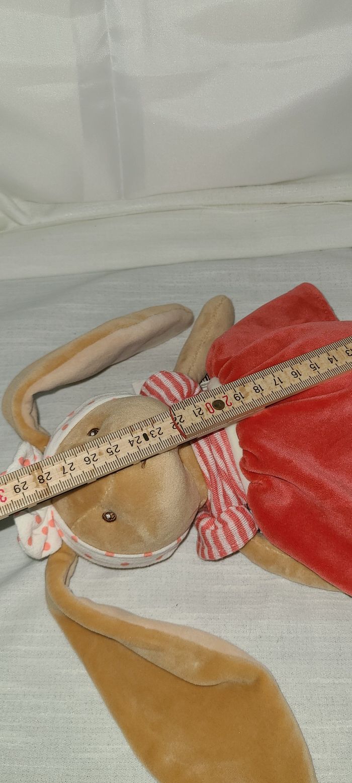 Peluches Bukowski - Lapine Bunny Sisters rose foncé - photo numéro 3