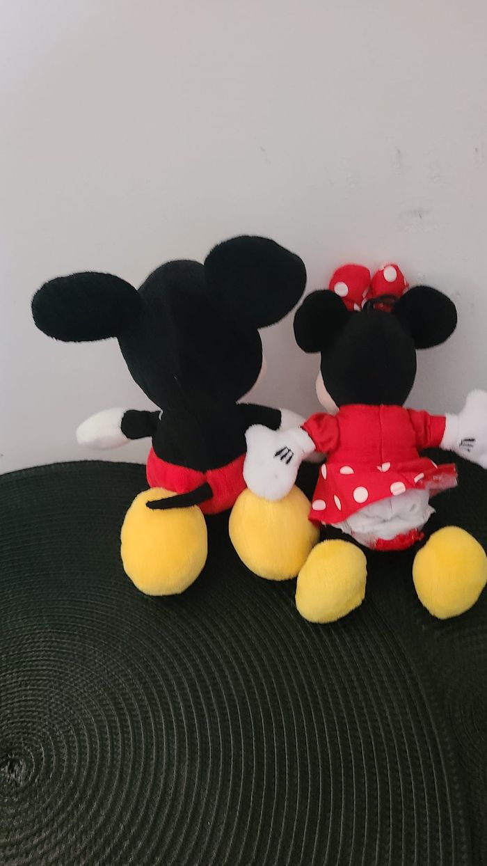Peluches Mickey et Minnie - photo numéro 3