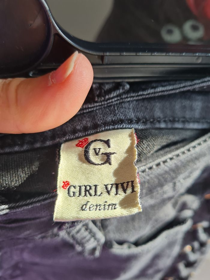 Jean slim noir lace - photo numéro 6