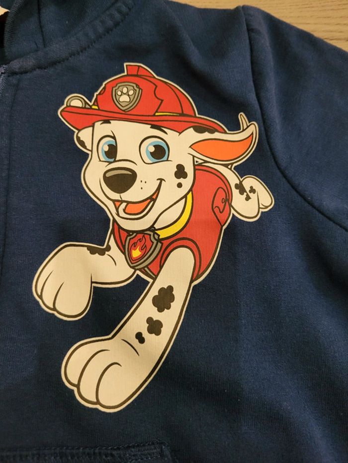 Gilet zippé pat patrouille 5 ans - photo numéro 2