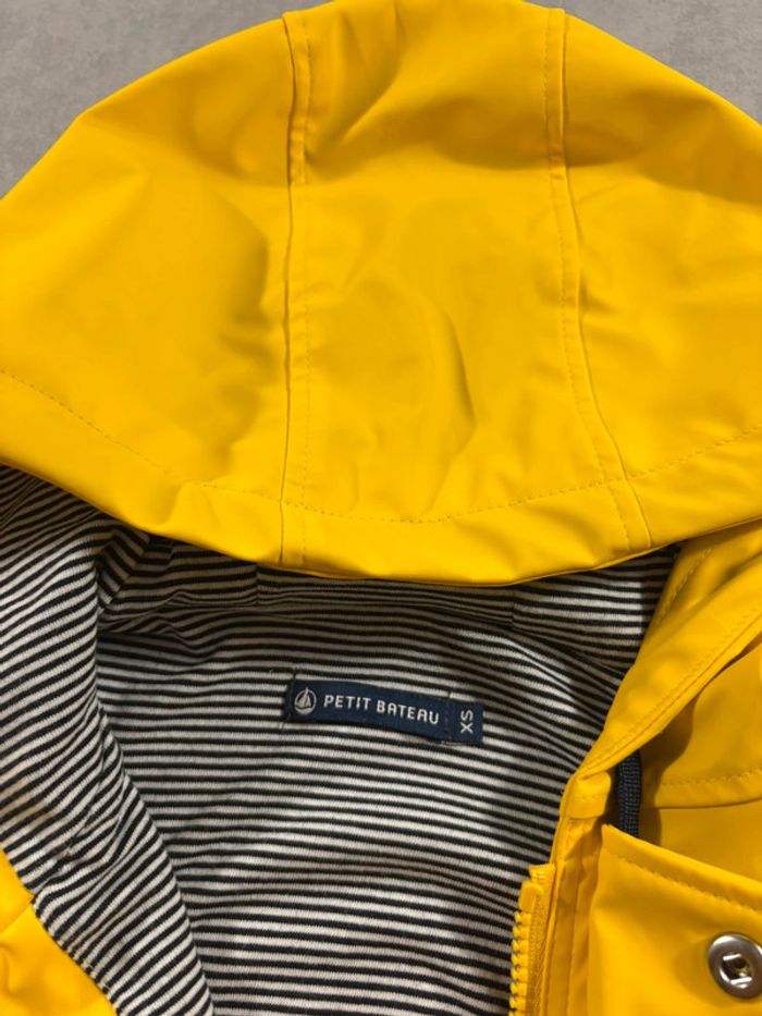 Ciré / Imperméable Petit Bateau Jaune Taille XS - photo numéro 4