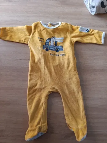 Pyjama velours 6 mois