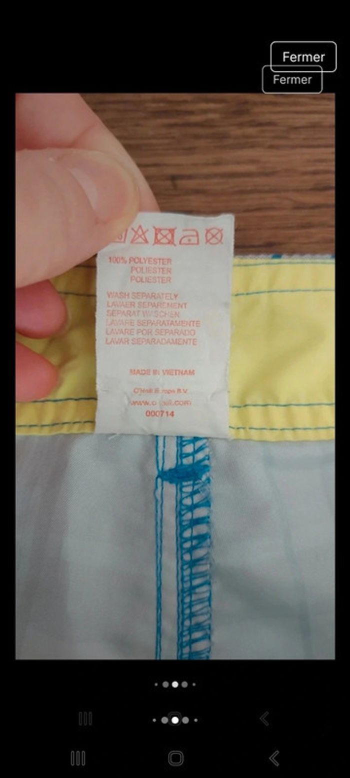Bermuda femme O'neill taille 29 taille M fr 38 - photo numéro 7