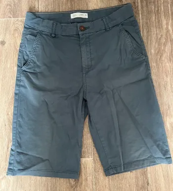 Bermuda bleu gris Zara 13/14 ans