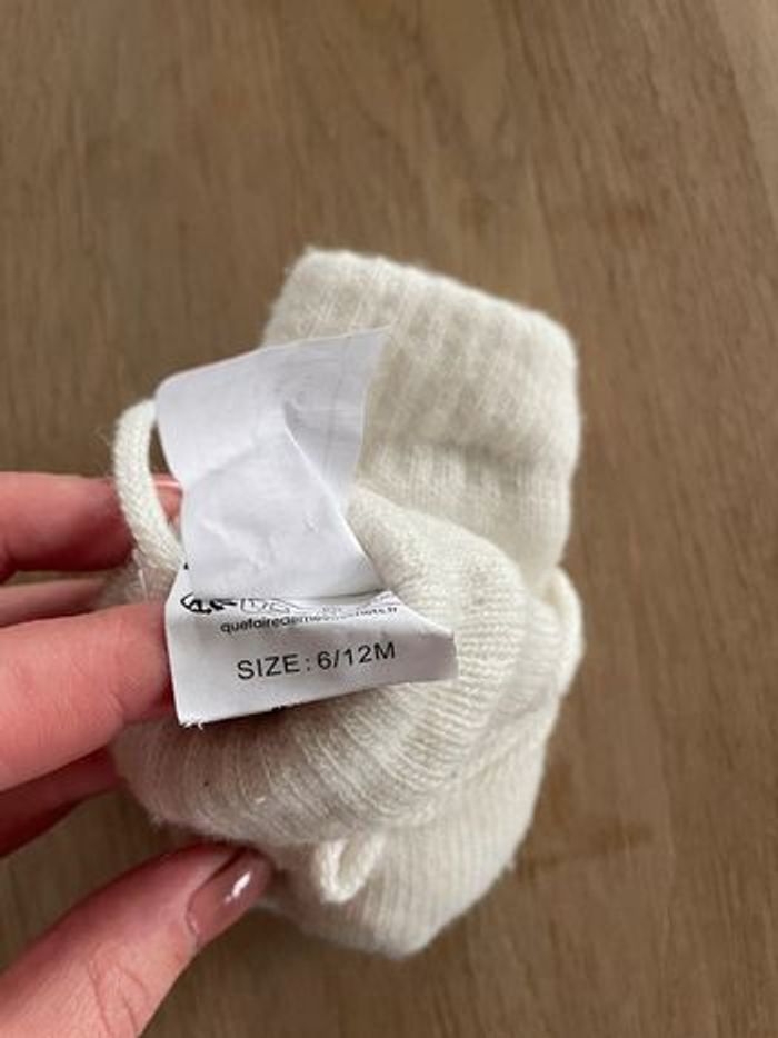 Lot bonnet + moufles 6-12 mois - photo numéro 5