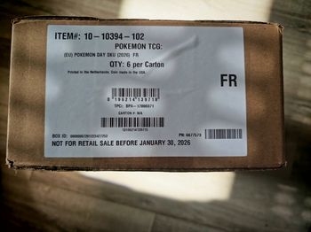 Case coffret pikachu Pokémon day 30ans scellé