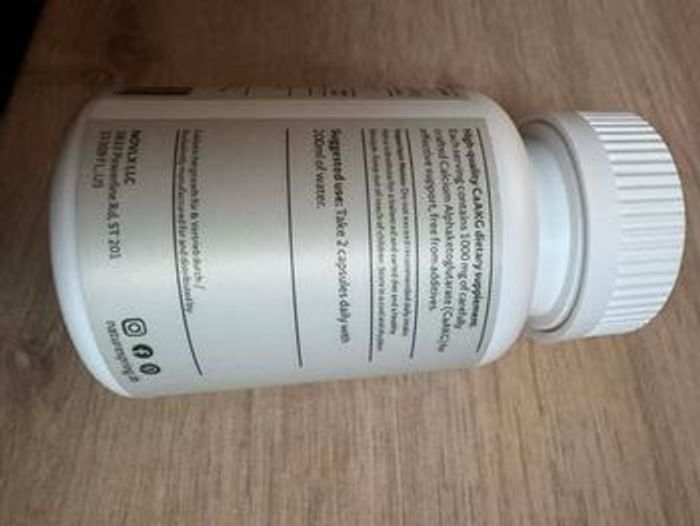 CaAKG | Calcium-Alphakétoglutarate | 60 gélules | Dosage élevé | 1000 mg | CaAKG de haute qualité - photo numéro 3