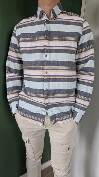 Chemise à rayures homme Kiabi