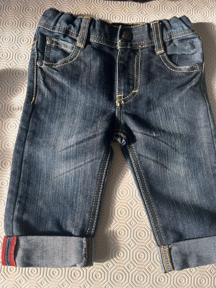 Ensemble garçon 6 mois pantalon jean - photo numéro 2