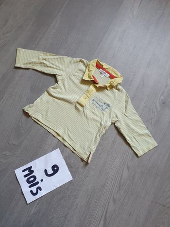 Maillot t-shirt polo 9mois garçon