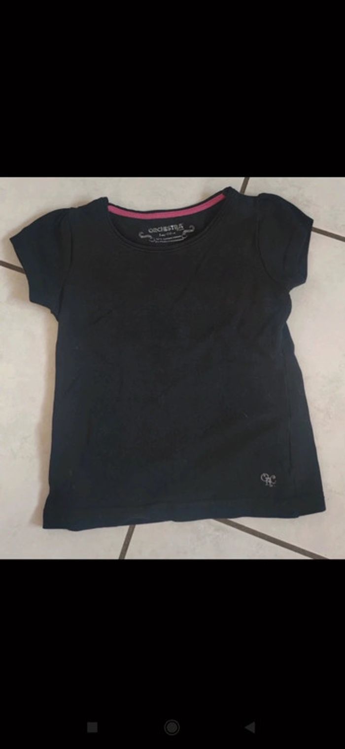 Lot de 2 t-shirts noirs - photo numéro 3