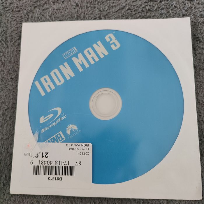 Blu-ray Iron Man 3 Marvel neuf