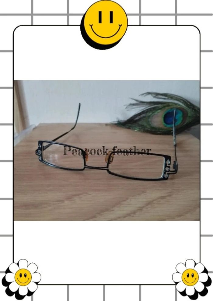 Monture de lunettes de vue noire - photo numéro 7