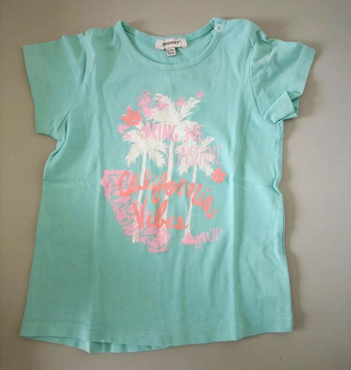 Joli tee-shirt 12-18 mois 3 pommes