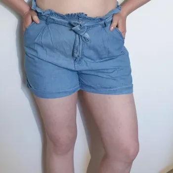 Short en jeans