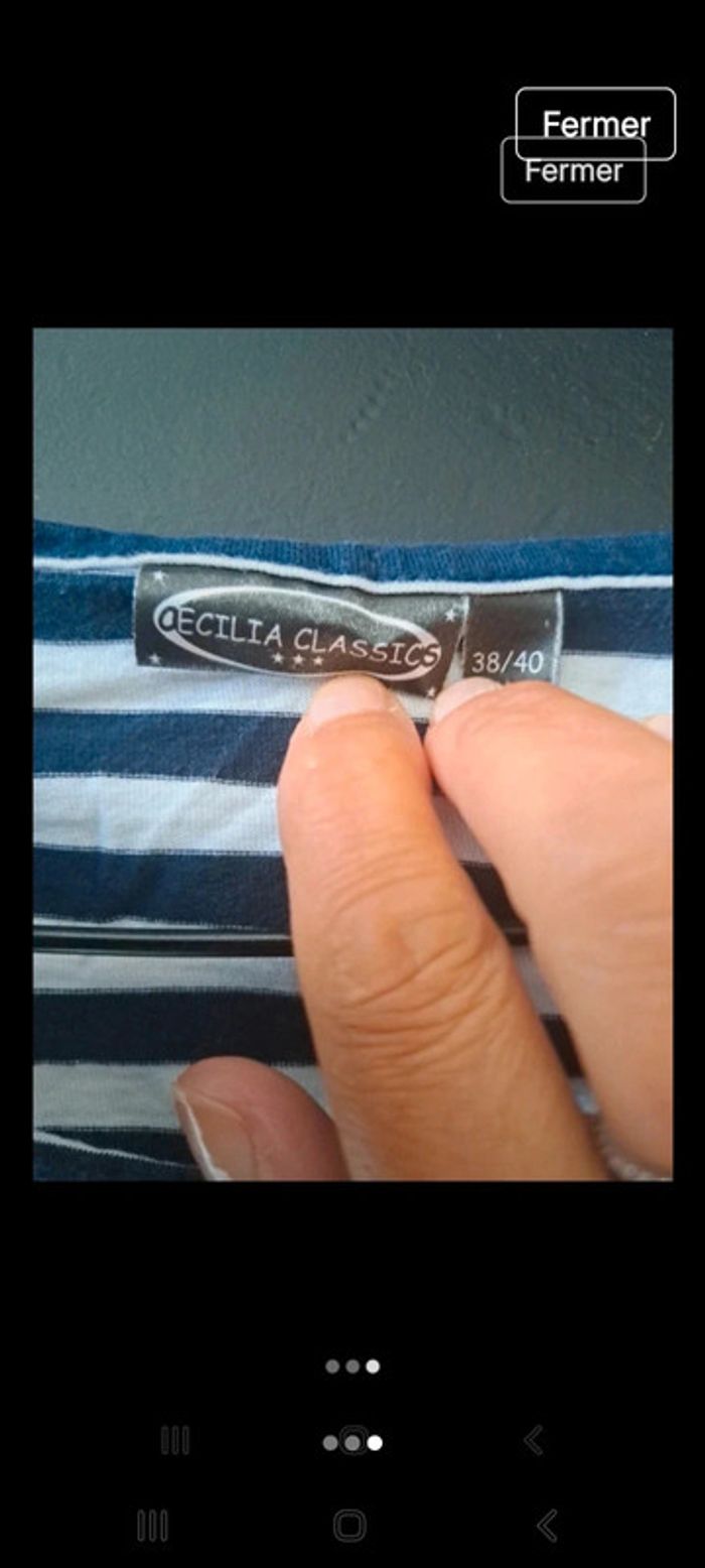 Robe marinière Cécilia Classics 38/40 - photo numéro 3